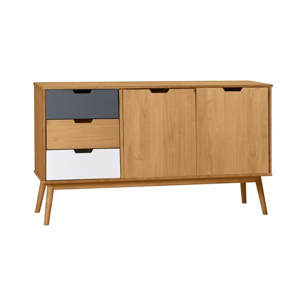 Komoda iz masivnega borovega lesa Marckeric Cusco-image-1