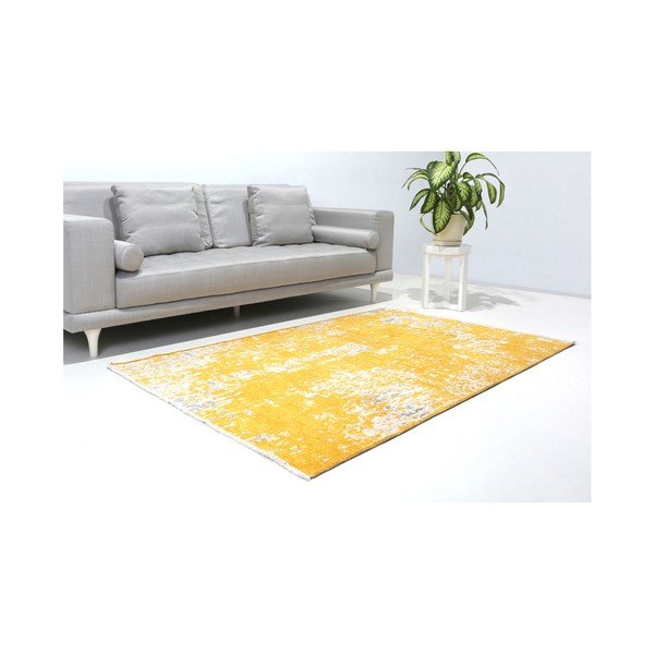 Reverzibilna rumeno-siva preproga Vitaus Manna, 125 x 180 cm-image-2