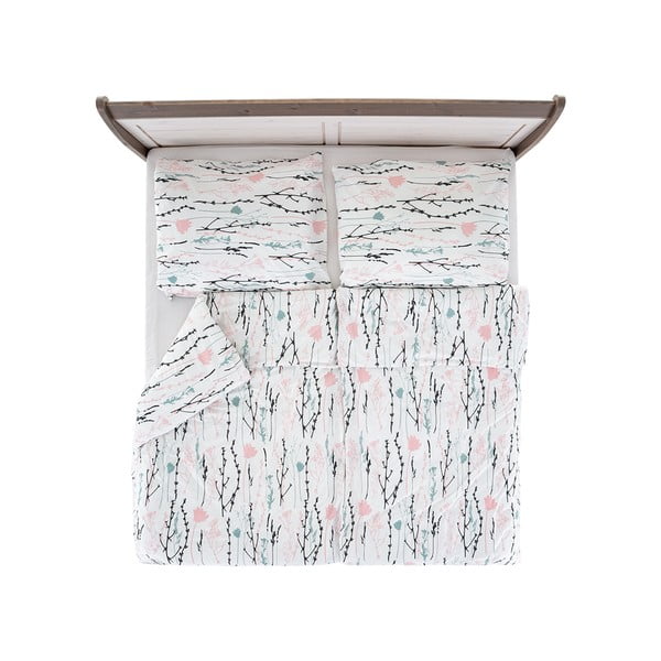 Bela enojna posteljnina iz krepa 140x200 cm Top Class – B.E.S.-image-2