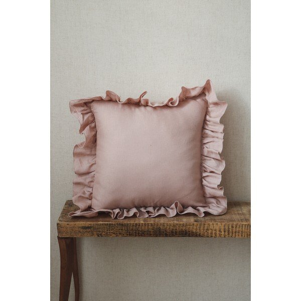 Vzglavnik za dojenčke Powder Pink Frill - Moi Mili-image-1