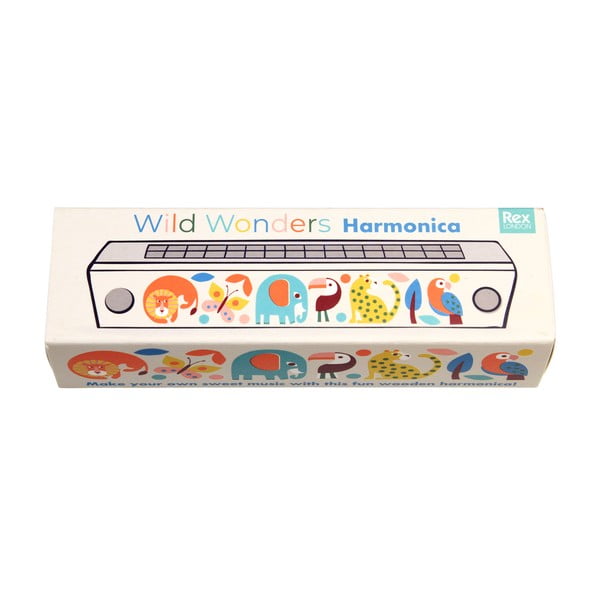 Glasbena igrača Harmonica Wild Wonders – Rex London-image-3