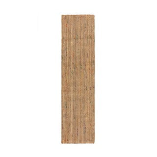 Ročno tkan tekač iz jute v naravni barvi 60x300 cm Jute Boucle Multi – Flair Rugs