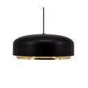 Črna LED viseča svetilka s kovinskim senčnikom ø 40 cm Hazel medium – UMAGE