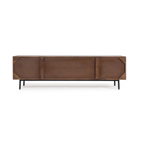 TV omarica iz masivnega manga v naravni barvi 170x50x40 cm Tadita – Bizzotto-image-4