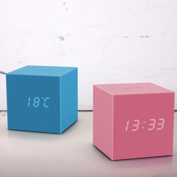 Roza LED budilka Gingko Gravity Cube-image-1