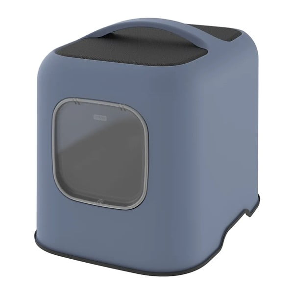 Temno moder komplet mačjega stranišča in lopatice Biala – Rotho-image-1