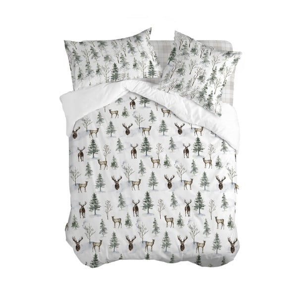 Bombažna rjuha Happy Friday Basic Mystical Winter, 140 x 200 cm-image-2