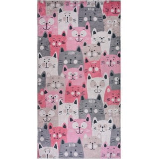 Rožnata otroška preproga 160x230 cm Silly Cats – Vitaus