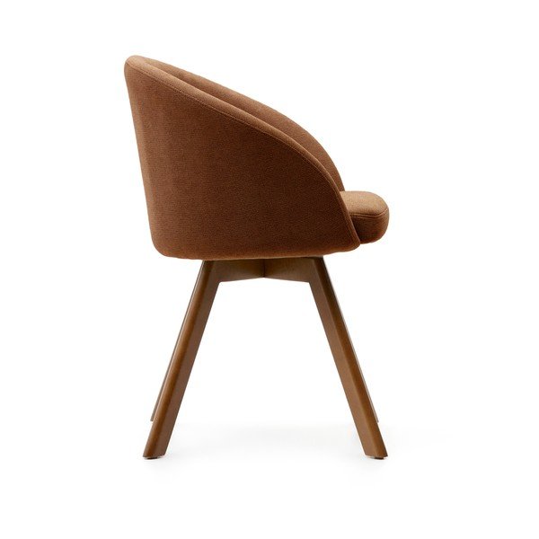 Rjav oblazinjen jedilni stol Marvin – Kave Home-image-4