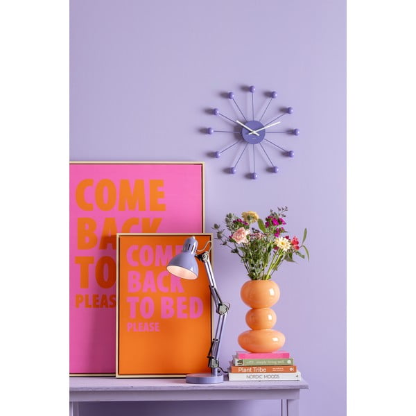 Vijolična namizna svetilka s kovinskim senčilom (višina 52 cm) Funky Hobby – Leitmotiv-image-1