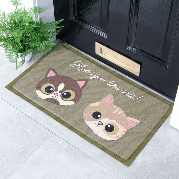 Predpražnik 40x70 cm Hope You Like Cats – Artsy Doormats-image-1