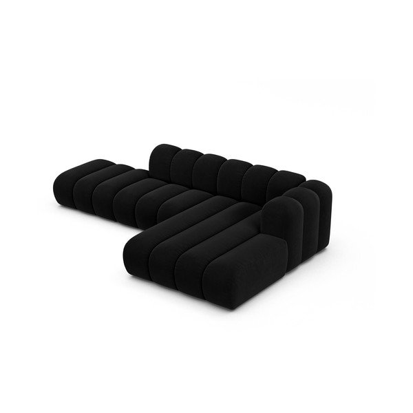 Antracitno siva kotna sedežna garnitura (desni kot) Lupine – Micadoni Home-image-2