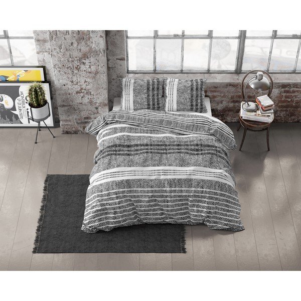 Flanelna posteljnina za zakonsko posteljo Dreamhouse Caden, 200 x 220 cm-image-1