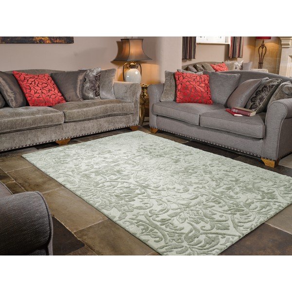 Siva ročno tkana preproga Flair Rugs Dorchester, 200 x 290 cm-image-1