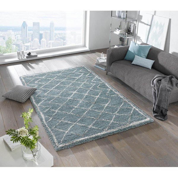 Modra preproga Mint Rugs Loft, 80 x 150 cm-image-4