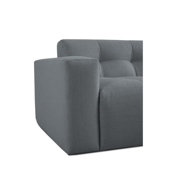 Temno siva kotna sedežna garnitura (levi kot) Maxel – Scandic-image-4