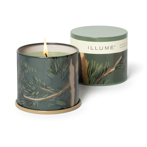 Dišeča sveča čas gorenja 50 h Hinoki Sage – ILLUME x Bloomingville-image-3