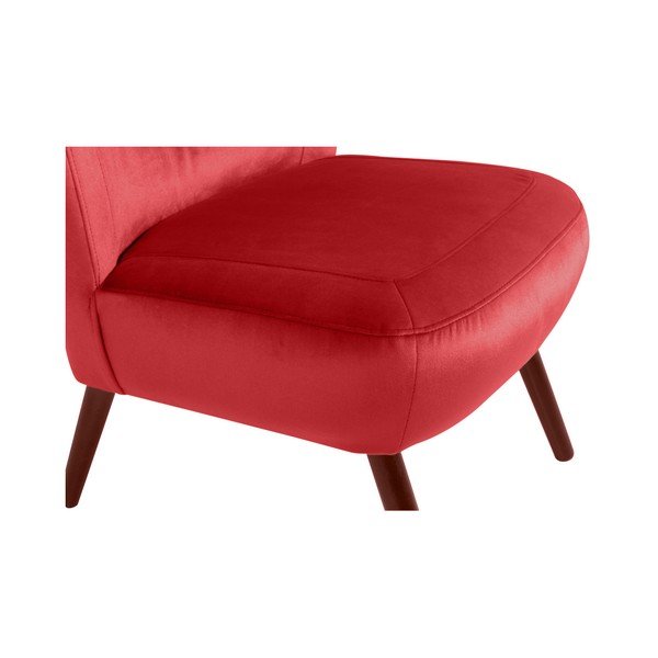 Rdeč fotelj Max Winzer Sari Velvet-image-4