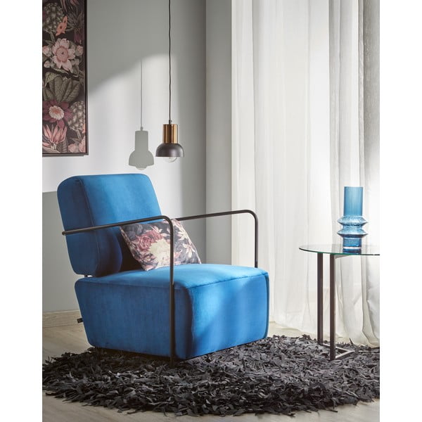 Črna dodatna mizica Kave Home Marae, ⌀ 50 cm-image-4