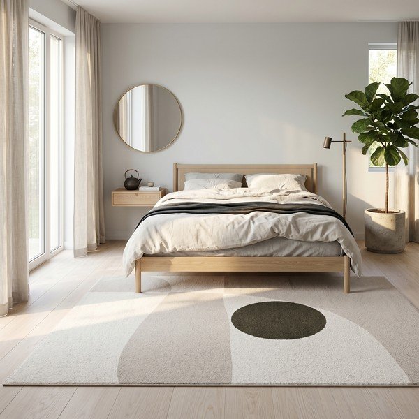 Bež/kremno bela preproga 120x170 cm Martini – ESTE-image-4