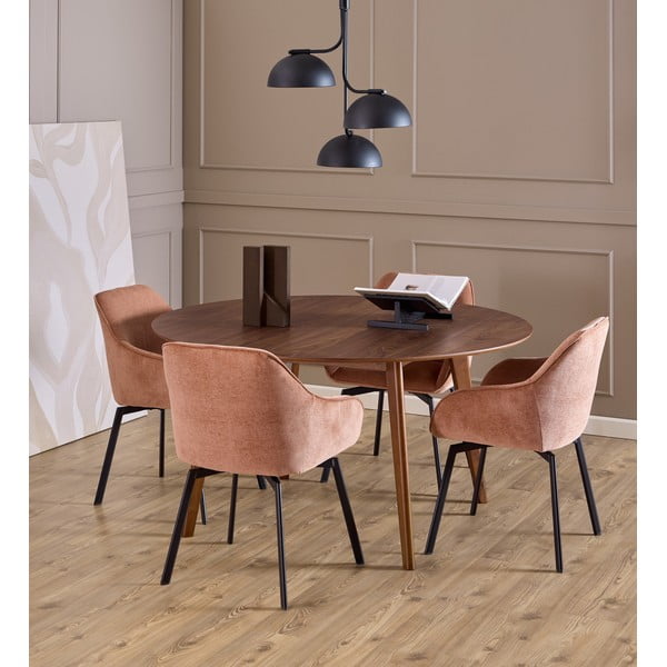 Okrogla jedilna miza ø 140 cm Roxby – Actona-image-1