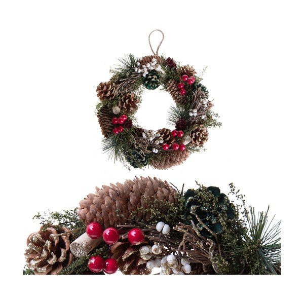 Božični venec ø 25 cm Berry & Pine – Brandani