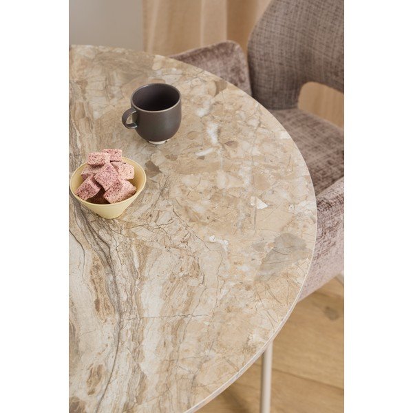 Okrogla jedilna miza s keramično ploščo ø 90 cm Malta – Actona-image-2