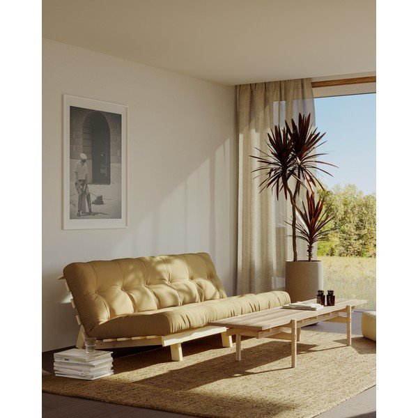 Gorčično rumena sedežna garnitura 200 cm Lean – Karup Design-image-1