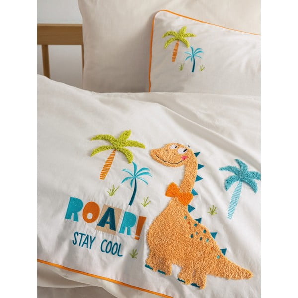 Bež bombažna posteljnina za otroško posteljico z rjuho/4-delna 100x150 cm Kiddo – Mijolnir-image-2