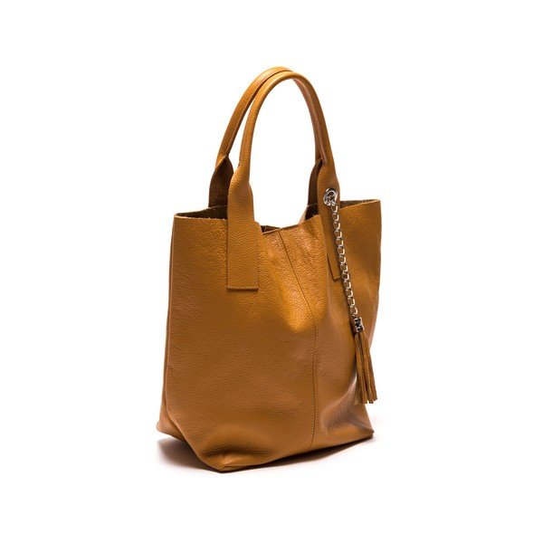 Usnjena torbica Anna Luchini 187 Cognac-image-2