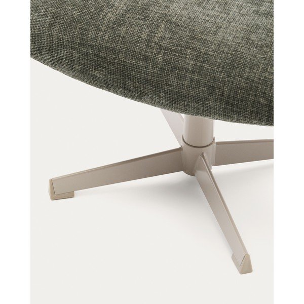 Zelen tabure iz šenilje Teryl – Kave Home-image-4