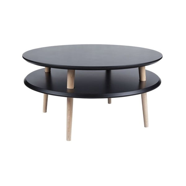 Kavna mizica UFO 35x70 cm, črna