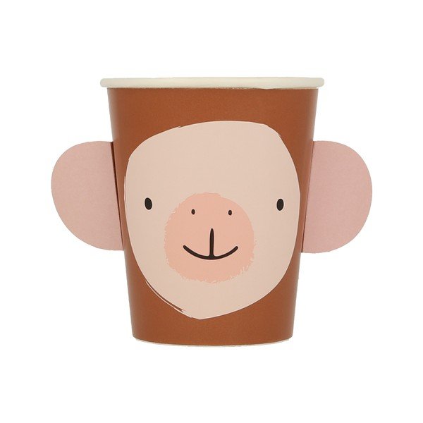Papirnati kozarčki za enkratno uporabo v kompletu  8 ks Animal Parade – Meri Meri-image-3