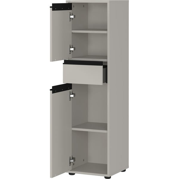 Siva visoka in ozka kopalniška omarica 33x121 cm Lemont – Germania-image-3