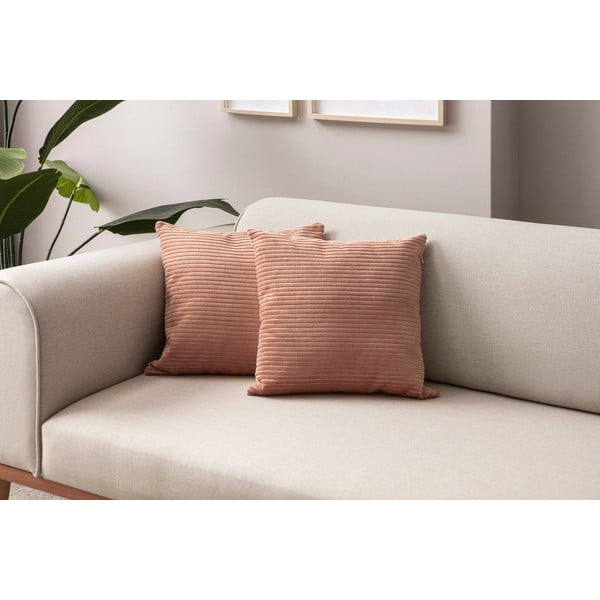 Prevleke za blazino v kompletu 2 ks iz rebrastega žameta 43x43 cm – Mioli Decor-image-1