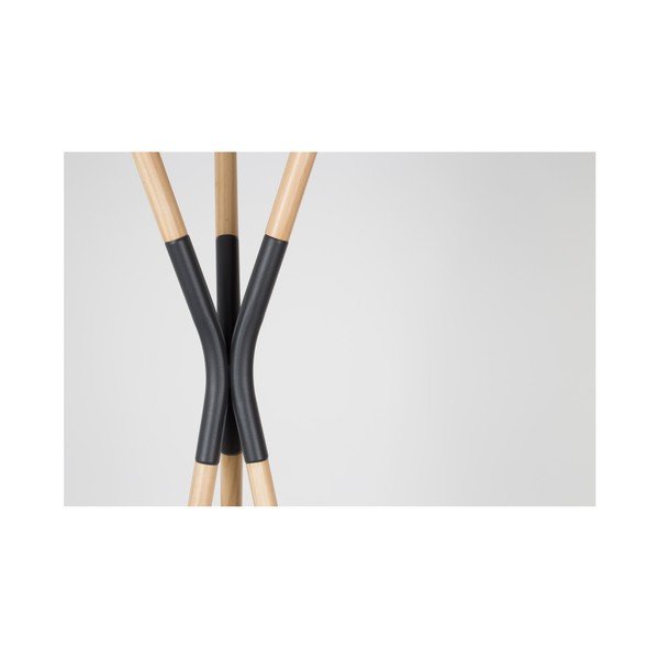 Stojalo za oblačila iz borovega lesa s sivimi detajli Zuiver Pinnacle-image-3