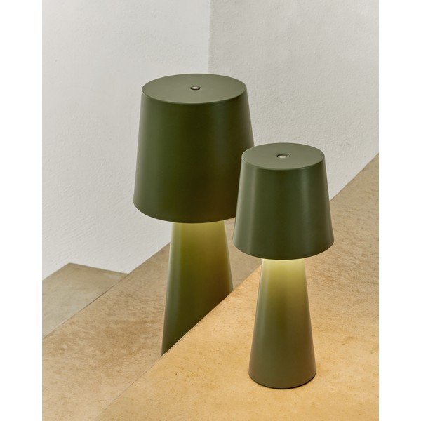 LED prenosljiva zatemnitvena zunanja svetilka na USB ø 16 cm Arenys – Kave Home-image-1