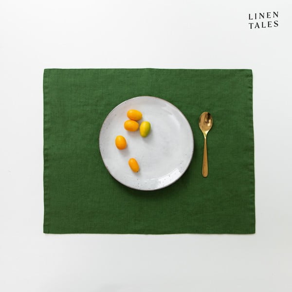 Lanen pogrinjek 35x45 cm True Green – Linen Tales