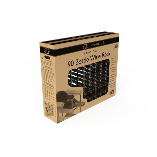 Stojalo za vino iz jesenovega lesa za 90 steklenic - RTA-image-4