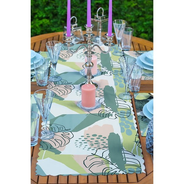 Komplet namiznega tekača in pogrinjkov 5 ks – Mila Home-image-3