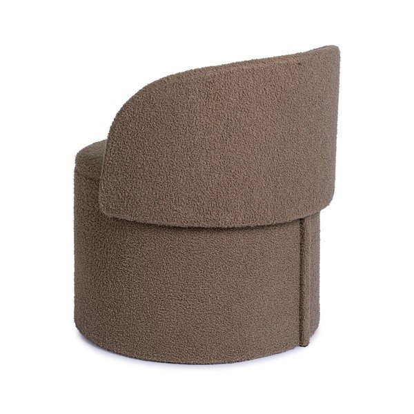 Sivorjav tabure iz tkanine bouclé Anthea – Yes Everyday-image-2