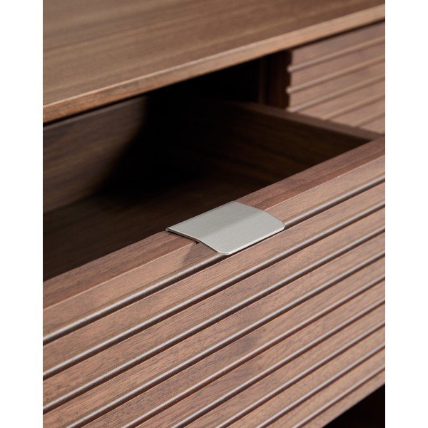 Komoda v orehovem dekorju v temni naravni barvi 120x81x35 cm Norlen – Kave Home-image-3
