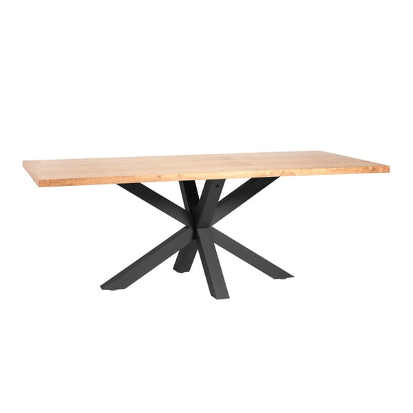 Jedilna miza iz hrastovega lesa Marckeric Ainoa, 200 x 100 cm