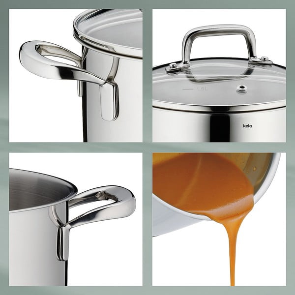 Lonec iz nerjavečega jekla s pokrovom Kela Flavoria, ø 20 cm-image-3