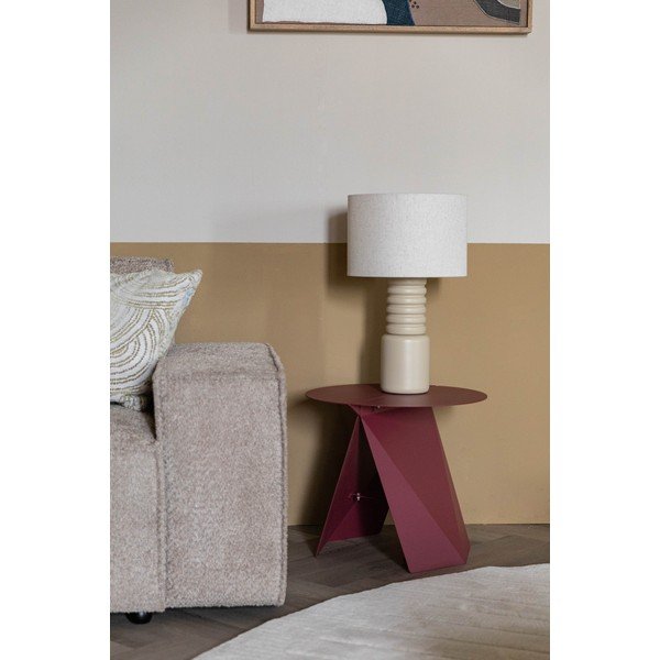 Kovinska okrogla stranska mizica 45x46 cm Foldy – Zuiver-image-4