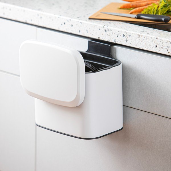 Bel koš za biološke odpadke 4 l Essentials – Ladelle-image-2