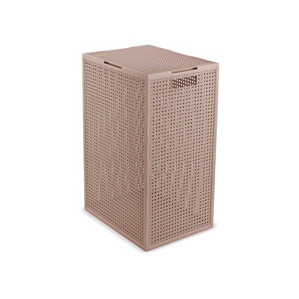 Prašno rožnat koš za perilo iz reciklirane plastike 60 l Kaya – Curver