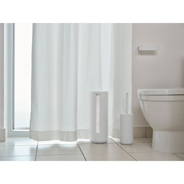 Belo kovinsko stojalo za WC papir Ume – Zone-image-1