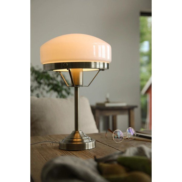 Kremno bela/medeninasta namizna svetilka (višina 39 cm) Aurelia – Markslöjd-image-1