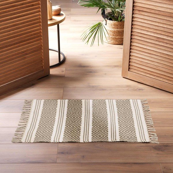Pralna preproga iz mešanice bombaža v naravni barvi 50x80 cm Murano – douceur d'intérieur-image-2